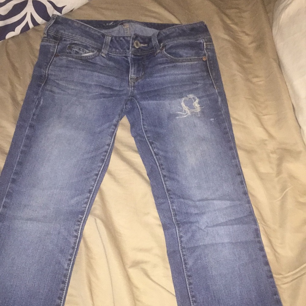 American Eagle Stretch Slim Boot Blue Jean